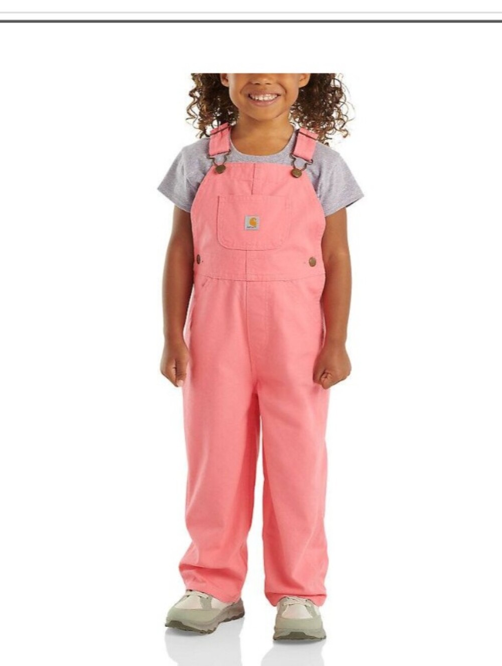 Carhartt Loose Fit Canvas Bib Overalls NWT Leg Snaps Cotton - Picture 2 of 8